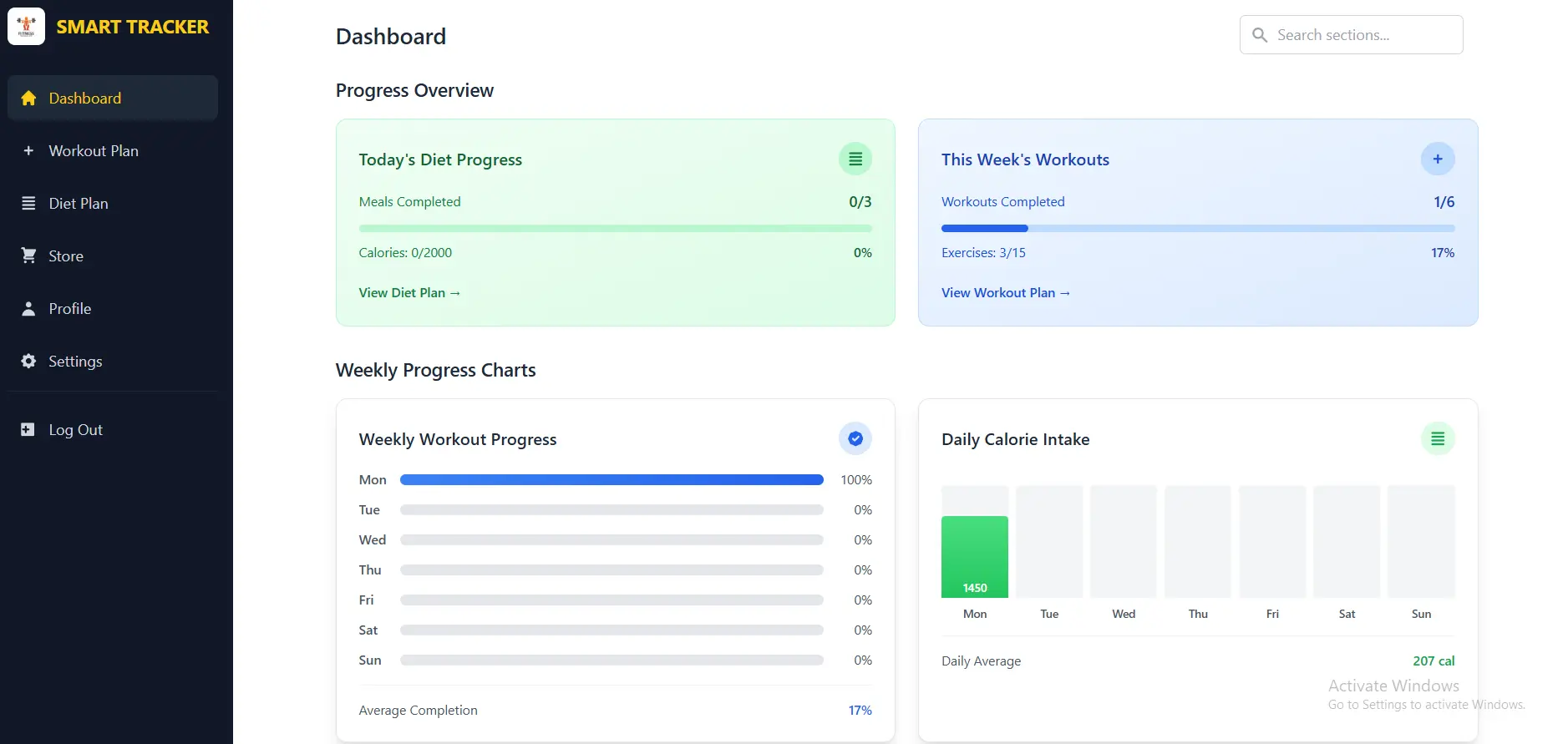 Smart Health Care Dashboard